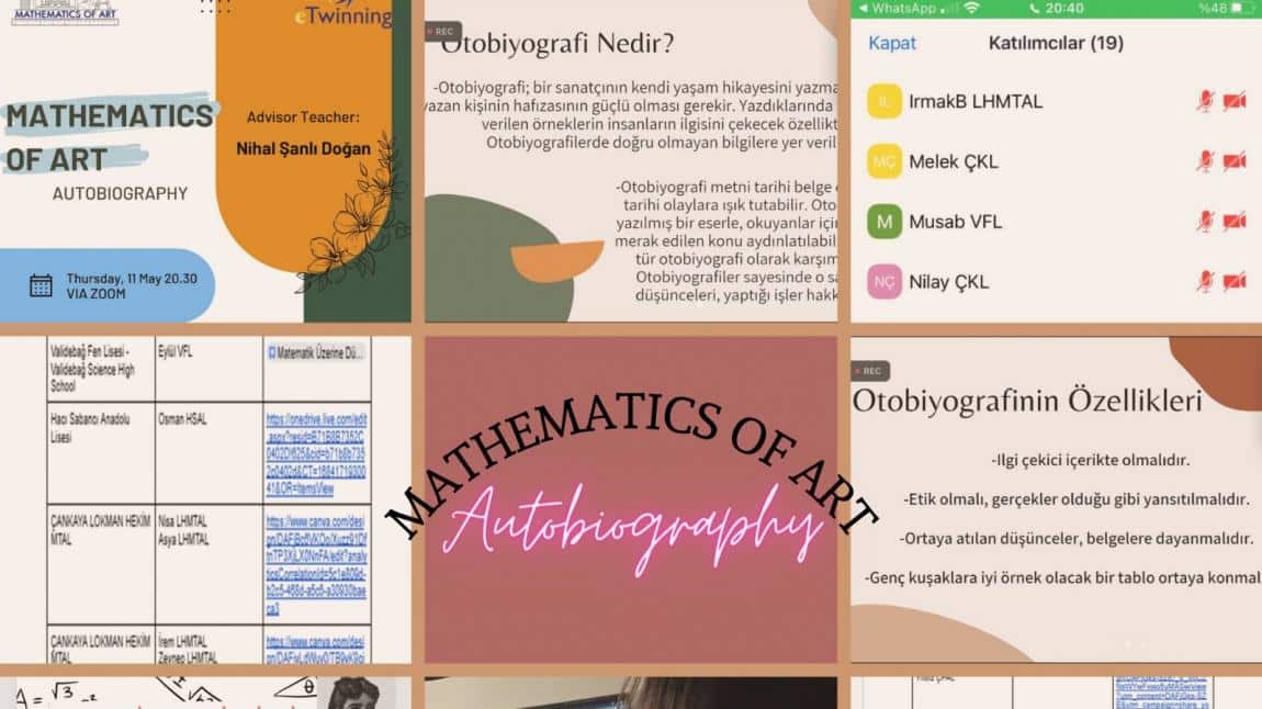 Mathematics Of Art Autobiyography Projesi