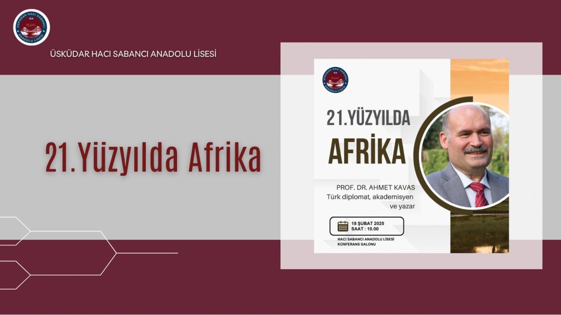 21. YÜZYILDA AFRİKA KONULU SEMİNER