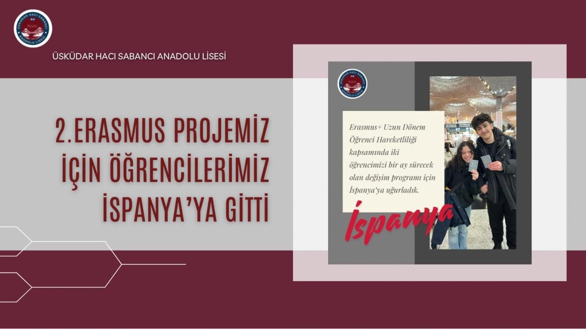 2. ERASMUS PROJEMİZ